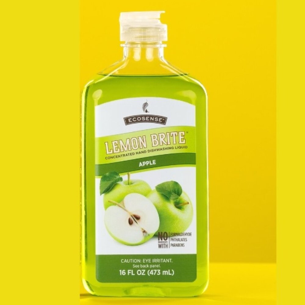 EcoSense Lemon Brite Concentrated Hand Dishwashing Liquid Apple Scent 16 fl. oz.